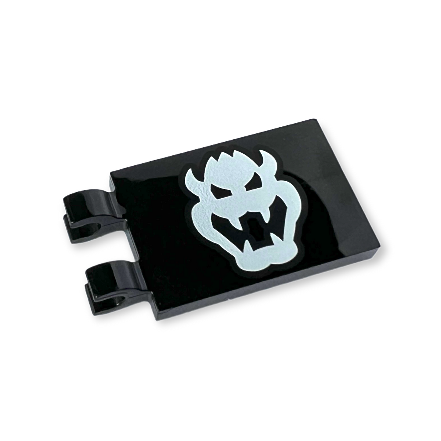 LEGO Fliese modifiziert 2x3 mit Clips mit Bowser Kopf