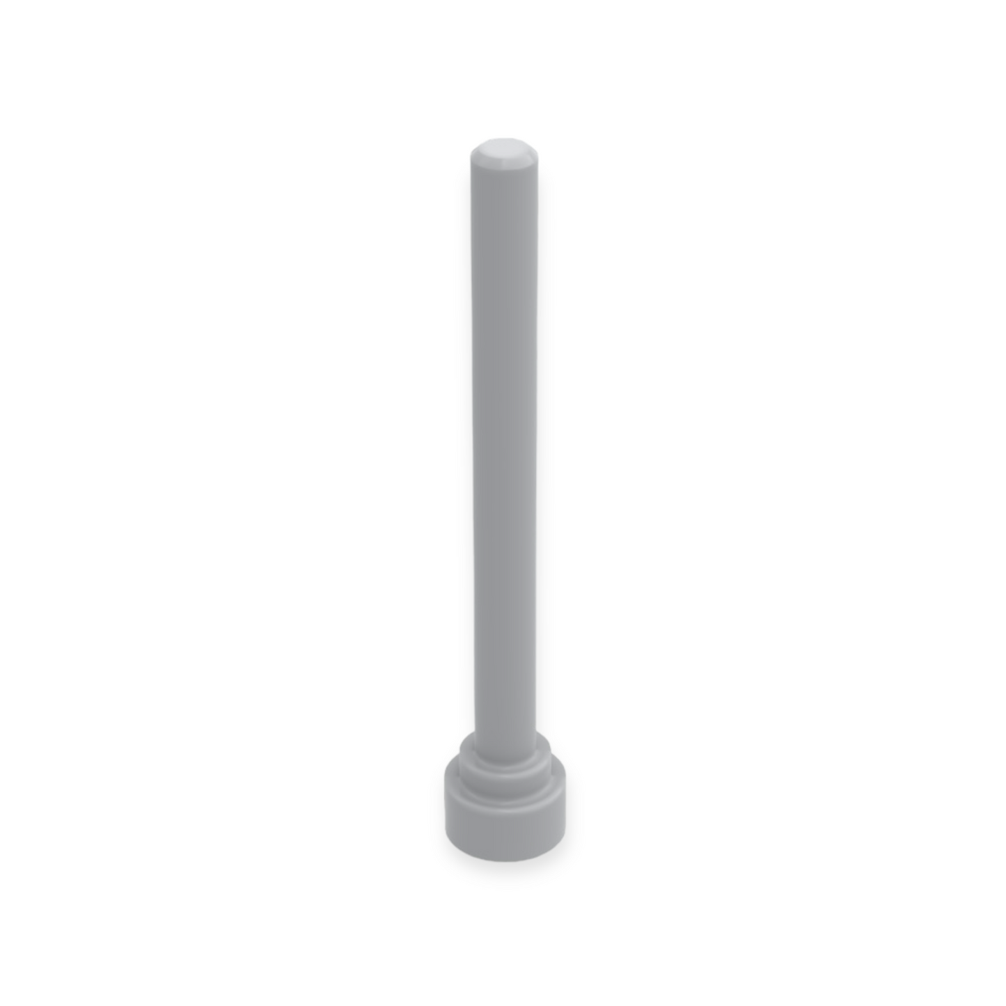 LEGO Antenne 4H Flache Spitze in Light Bluish Gray