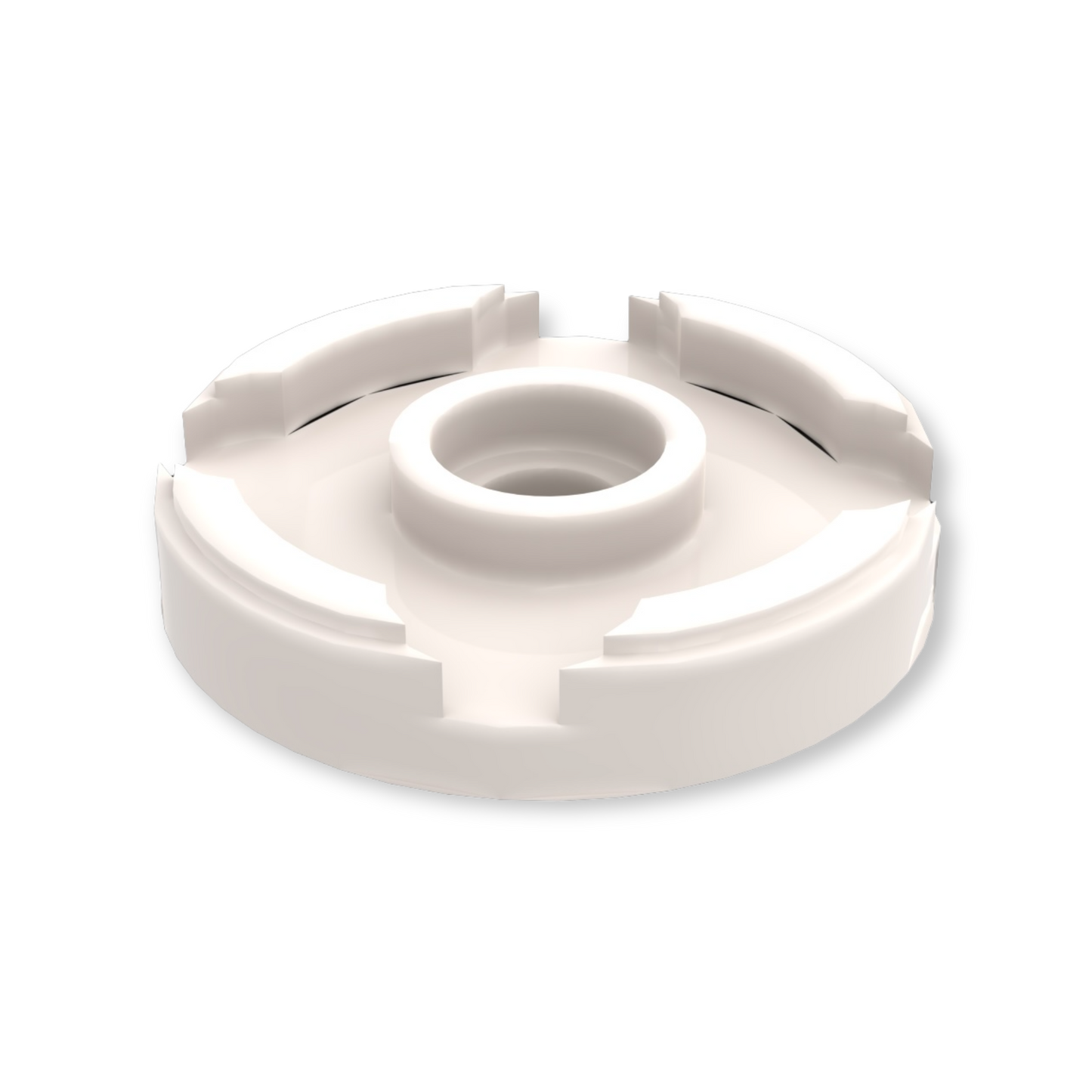 LEGO Fliese rund 2x2 Open Stud - Weiß