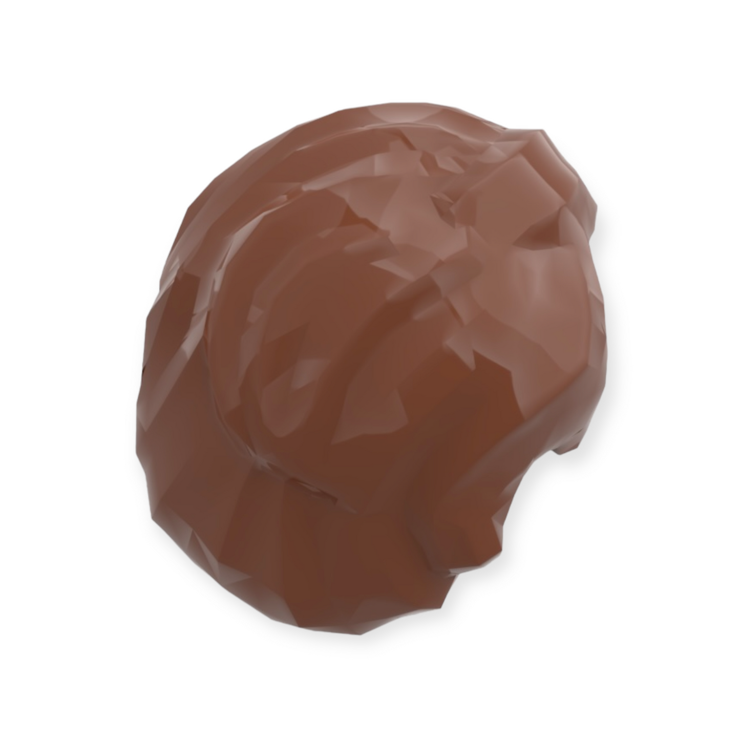 LEGO Frisur Nr 723 - Nach hinten gekämmt zerzaust - Reddish Brown