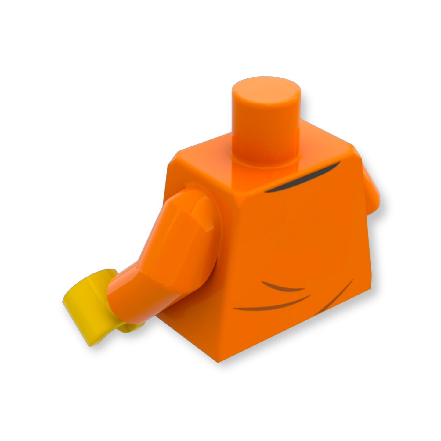 LEGO Torso - 6888 Gefängnis Overall und schwarz-weiß gestreiftes Shirt