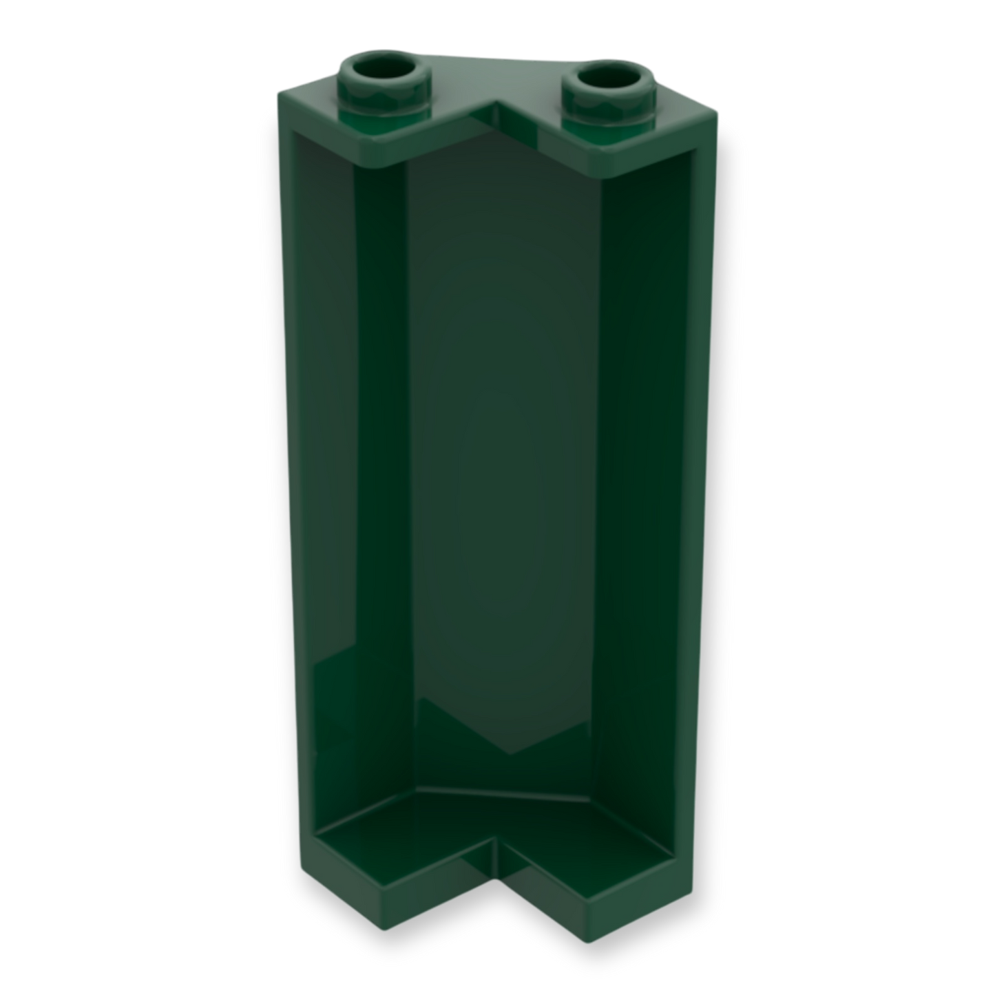 LEGO Panel 2x2x5 Corner Wall - Dunkelgrün