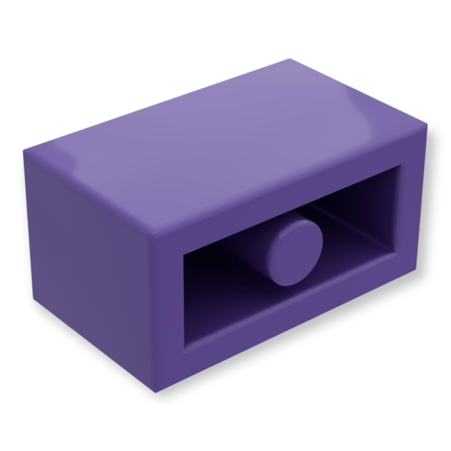 LEGO Brick 1x2 - Dunkellila