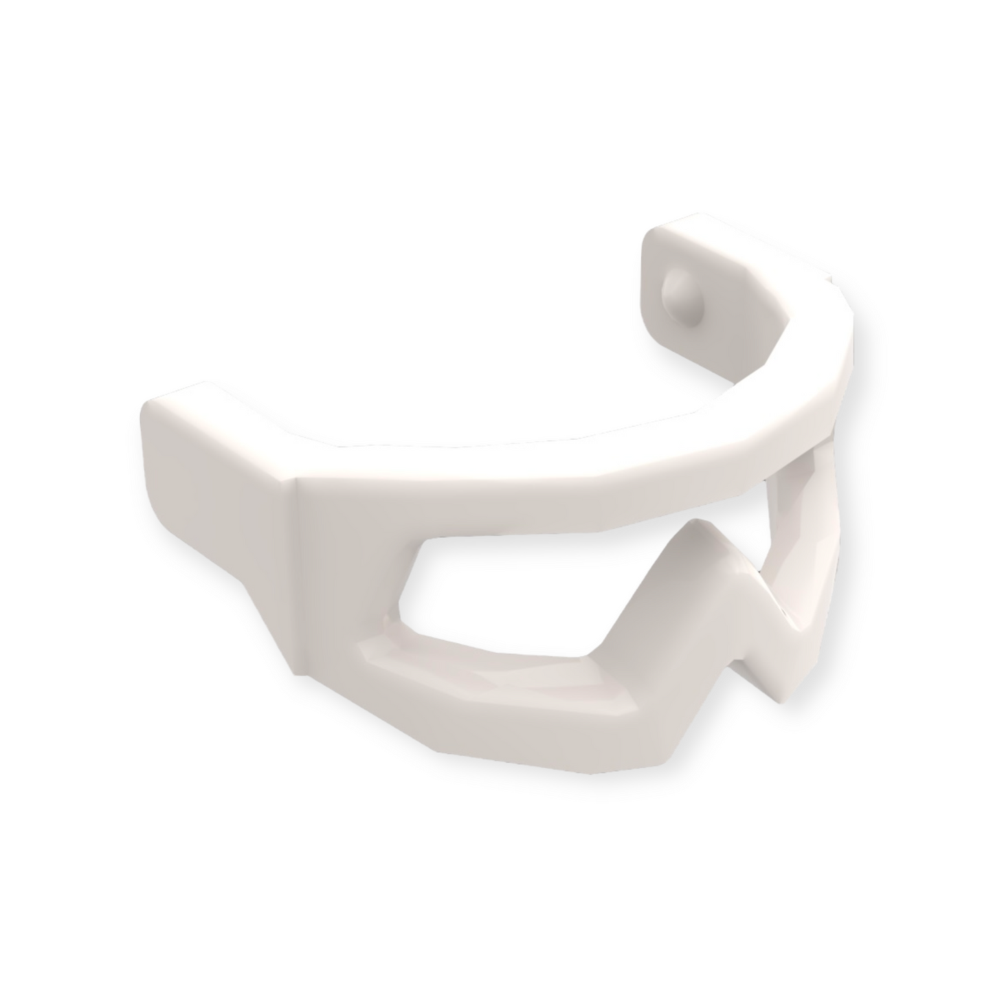 LEGO Minifigure Visor Snow Goggles - White
