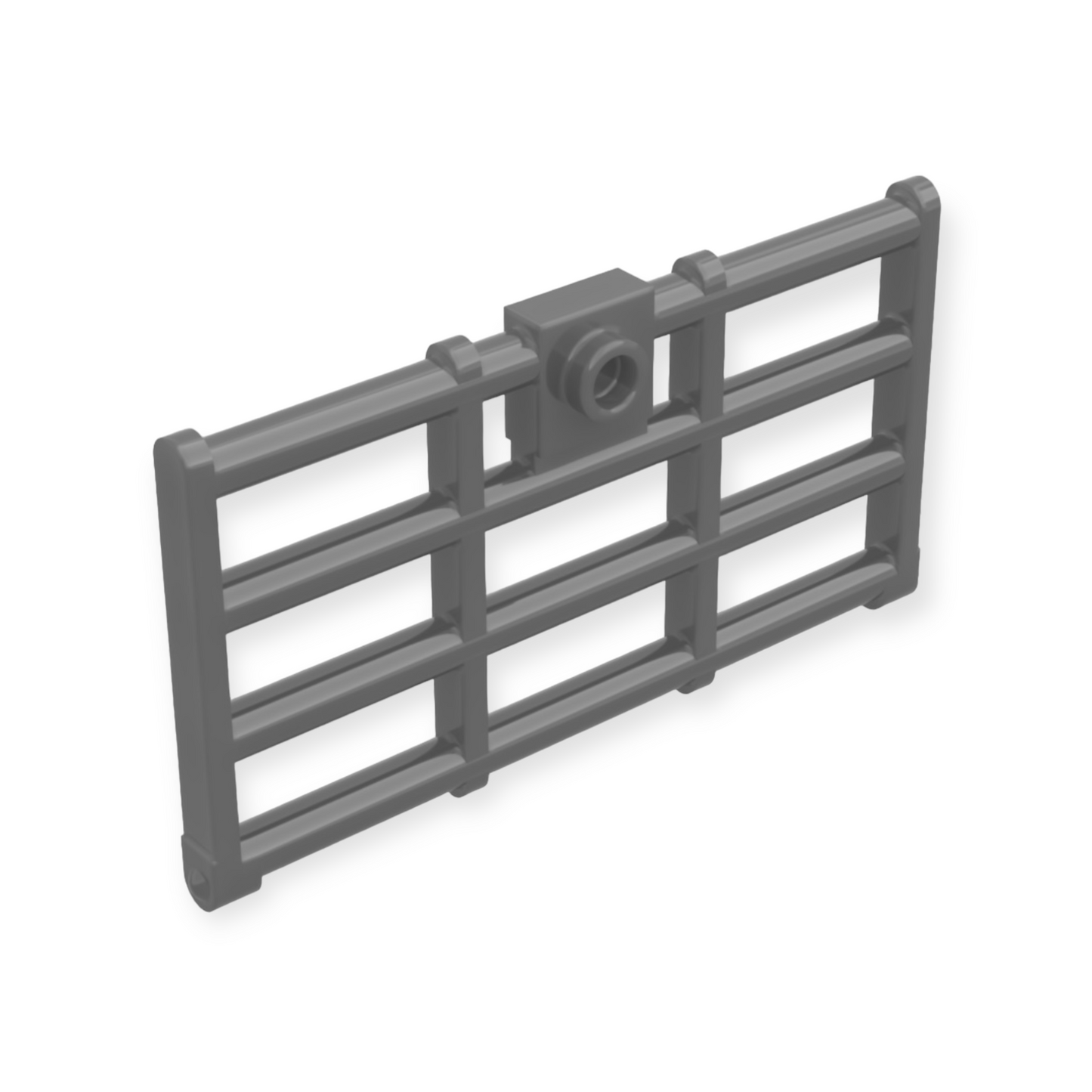 LEGO Door 1x4x6 Barred with Stud Handle - Pearl Dark Gray