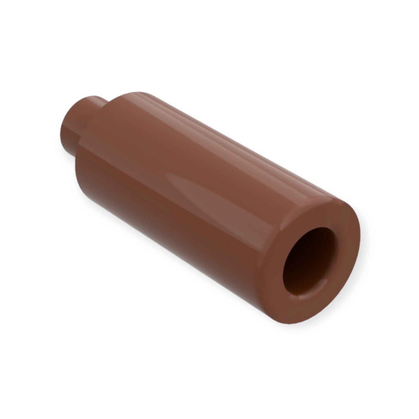 LEGO Utensil - Candle in Reddish Brown