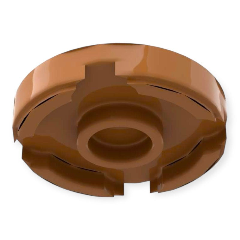 LEGO® Fliese Rund 2x2 - Hamburgerbrötchen