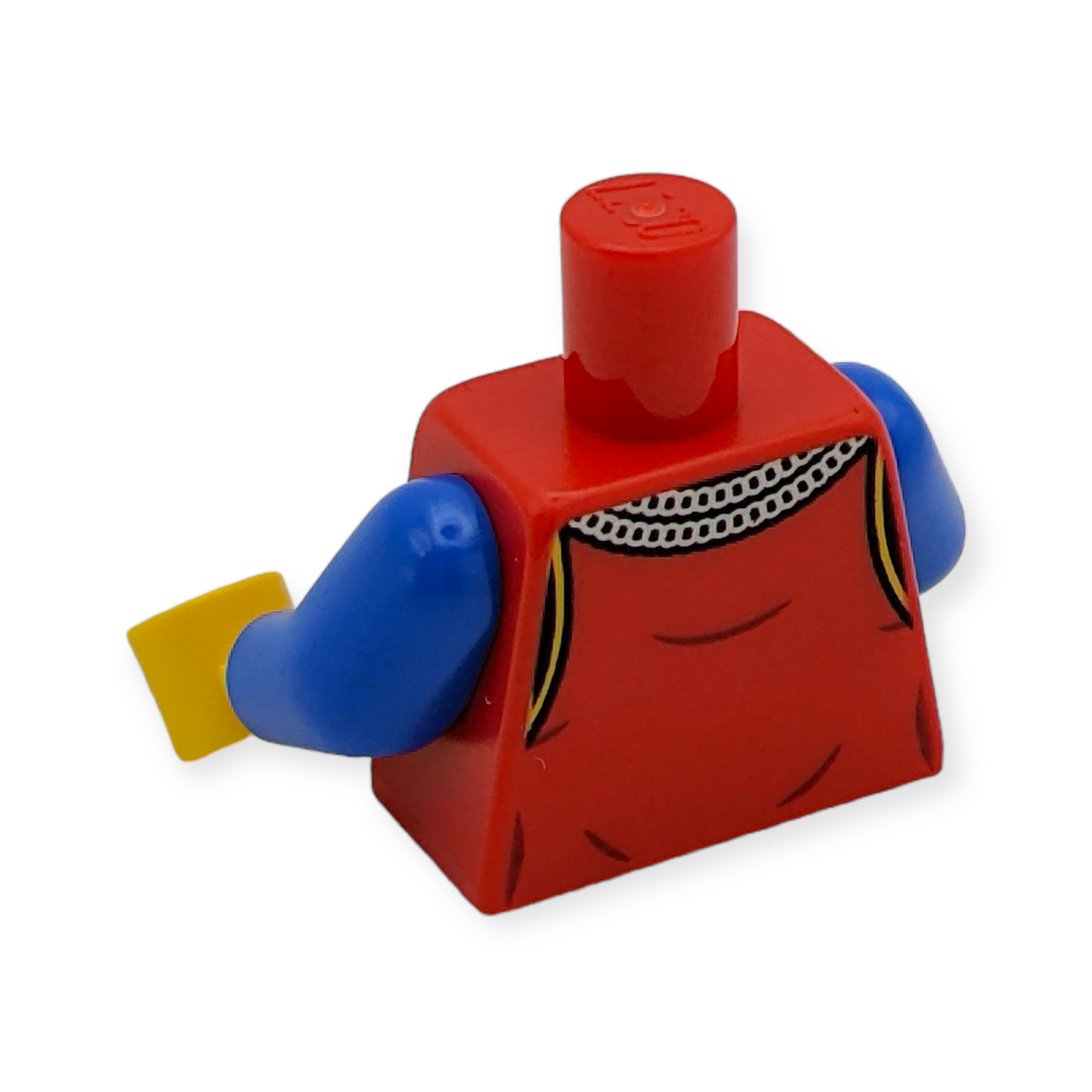 LEGO Torso - 6230 Castle Surcoat Silver Chain Mail Collar