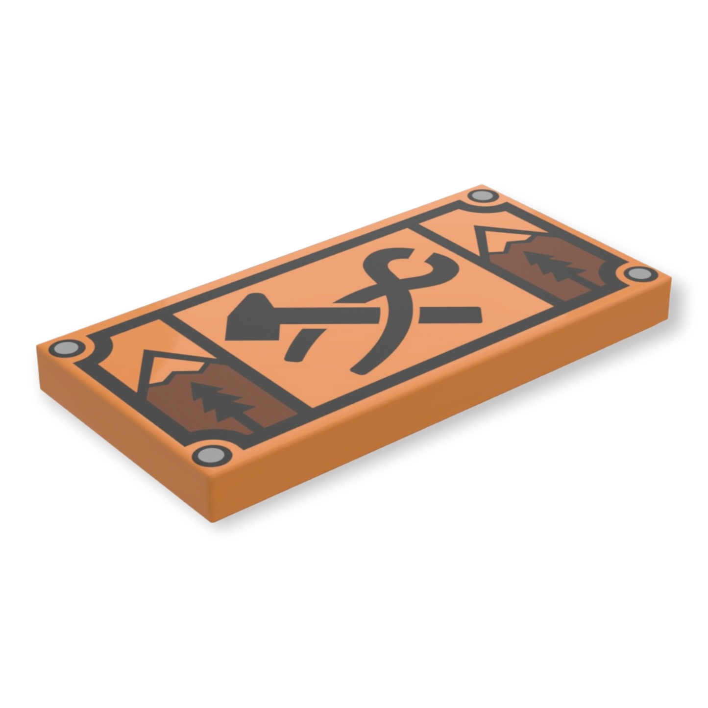 LEGO Tile 2x4 - Blacksmith's