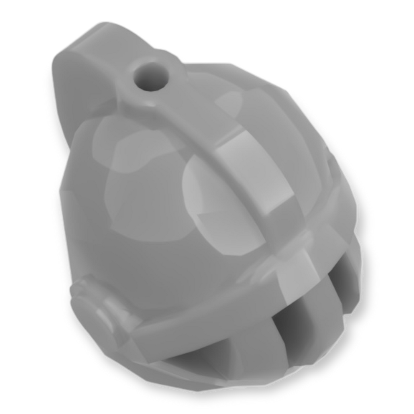 LEGO Hut / Helm - Ritterhelm in Flat Silver