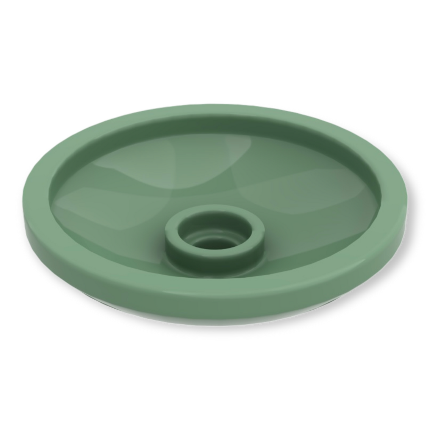 LEGO Dish 3x3 Inverted (Radar) - Sand Green
