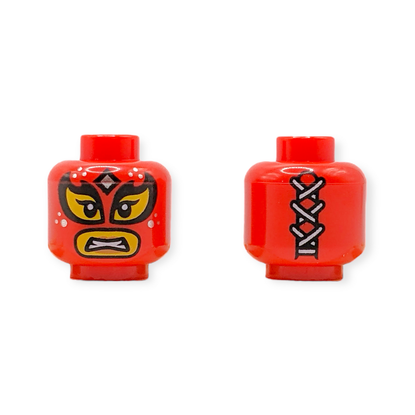 LEGO Minifiguren Kopf - 3723 Balaclava, Yellow Eyes and Mouth