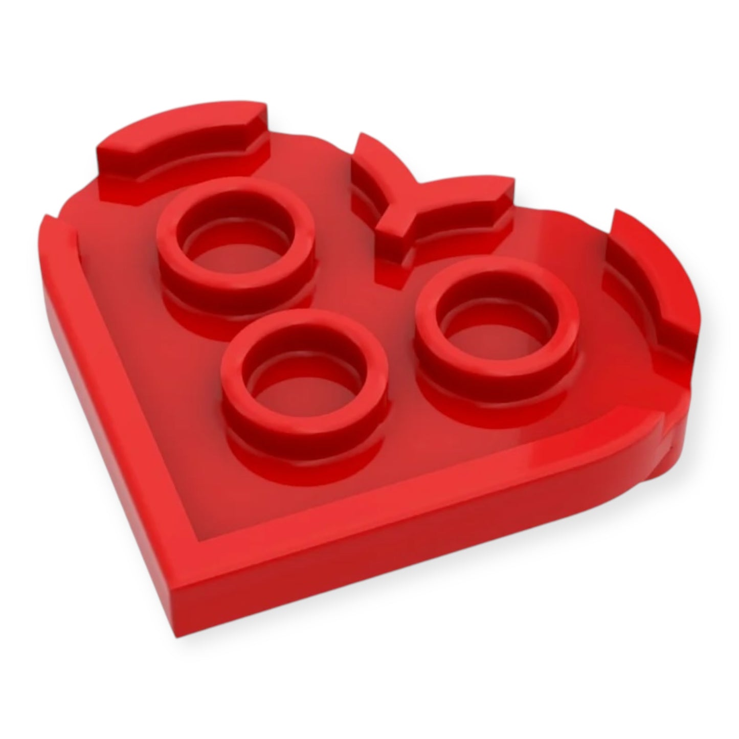 LEGO Plate Round 3x3 rotes Herz