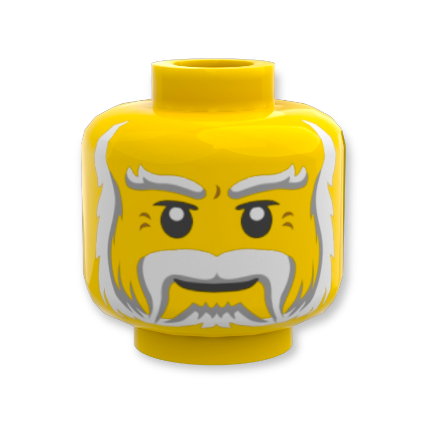 LEGO Minifiguren Kopf - 3555 Beard Light Bluish Gray