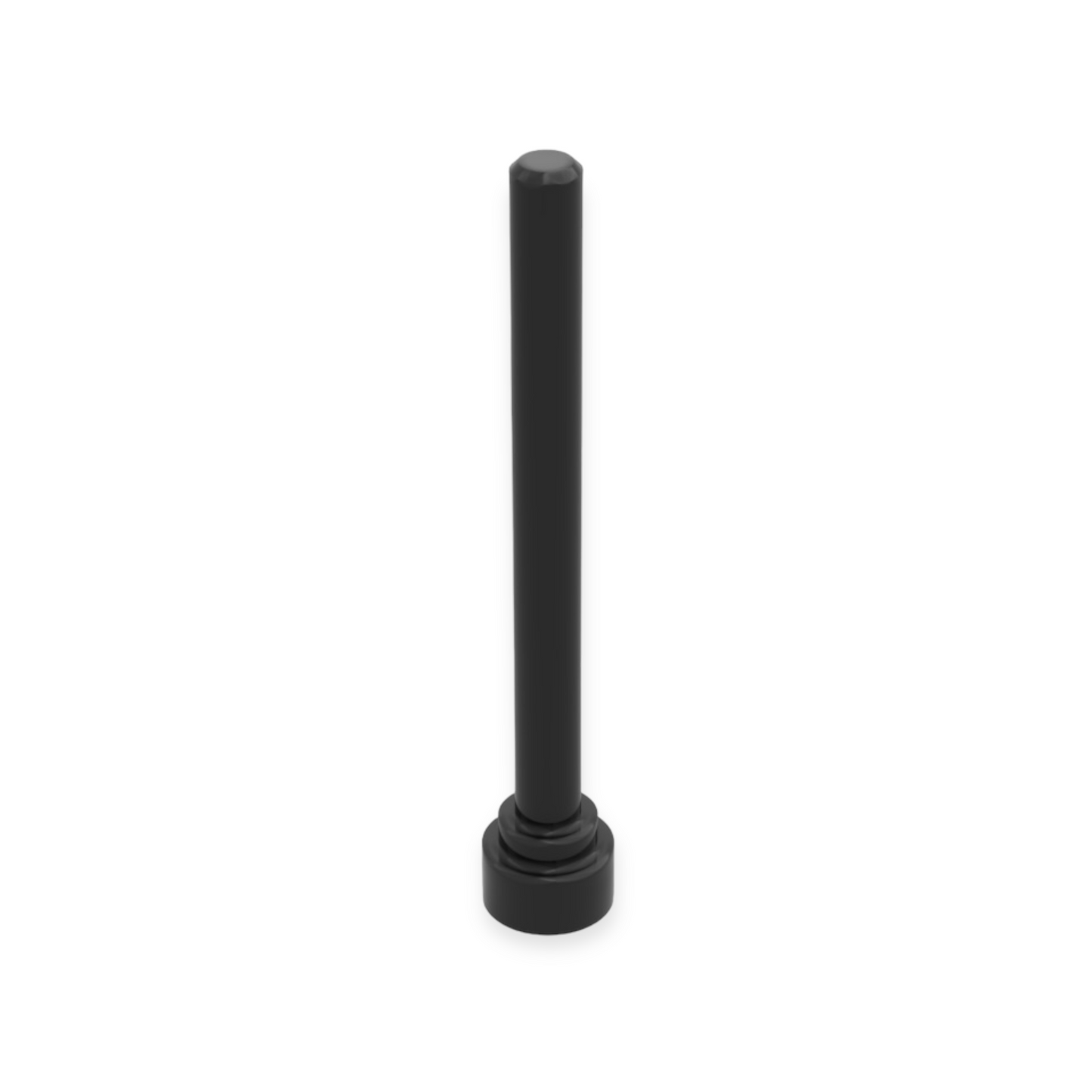 LEGO Antenne 4H Flache Spitze in Black