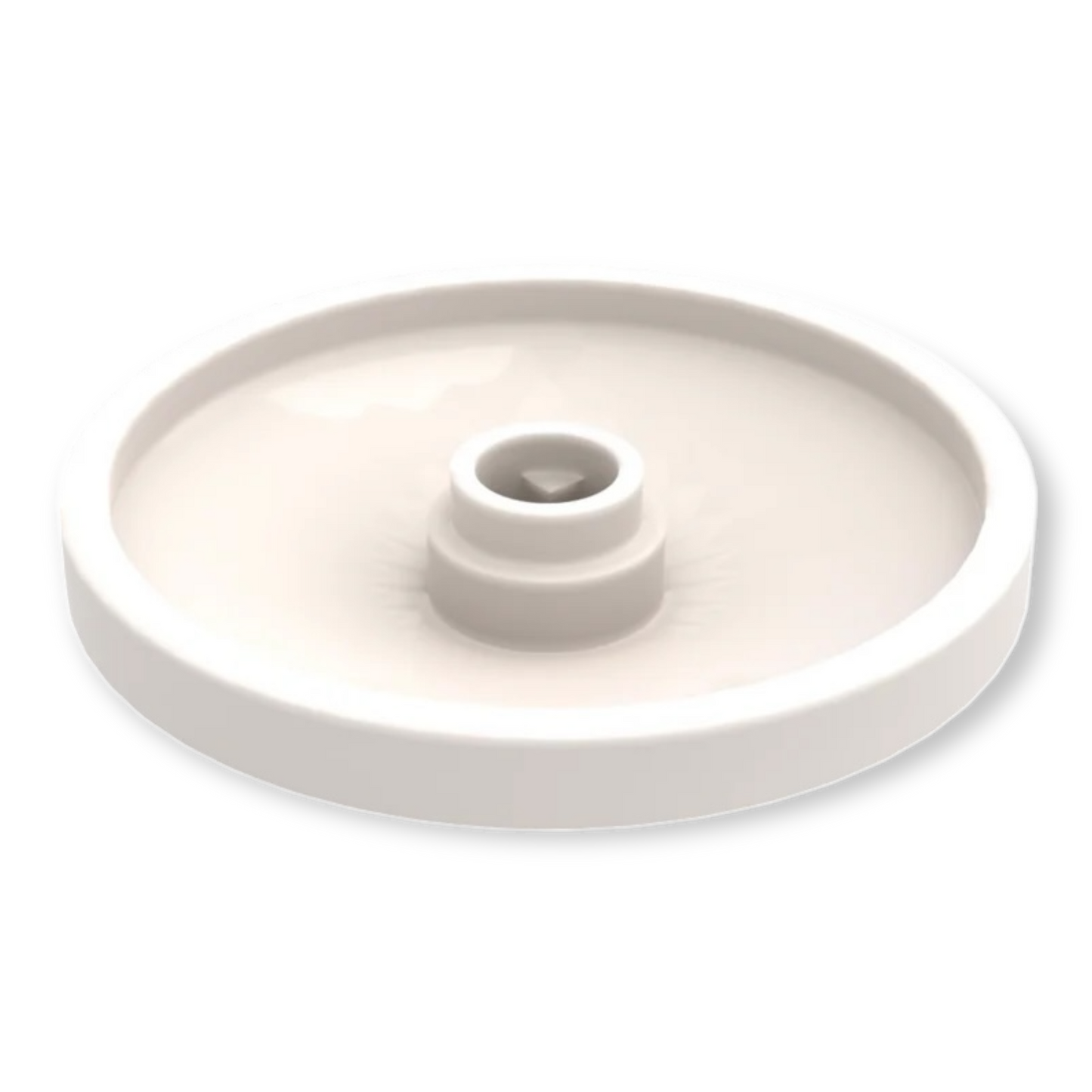 LEGO Dish 4x4 with Red Blue Yellow and Lime Stripes