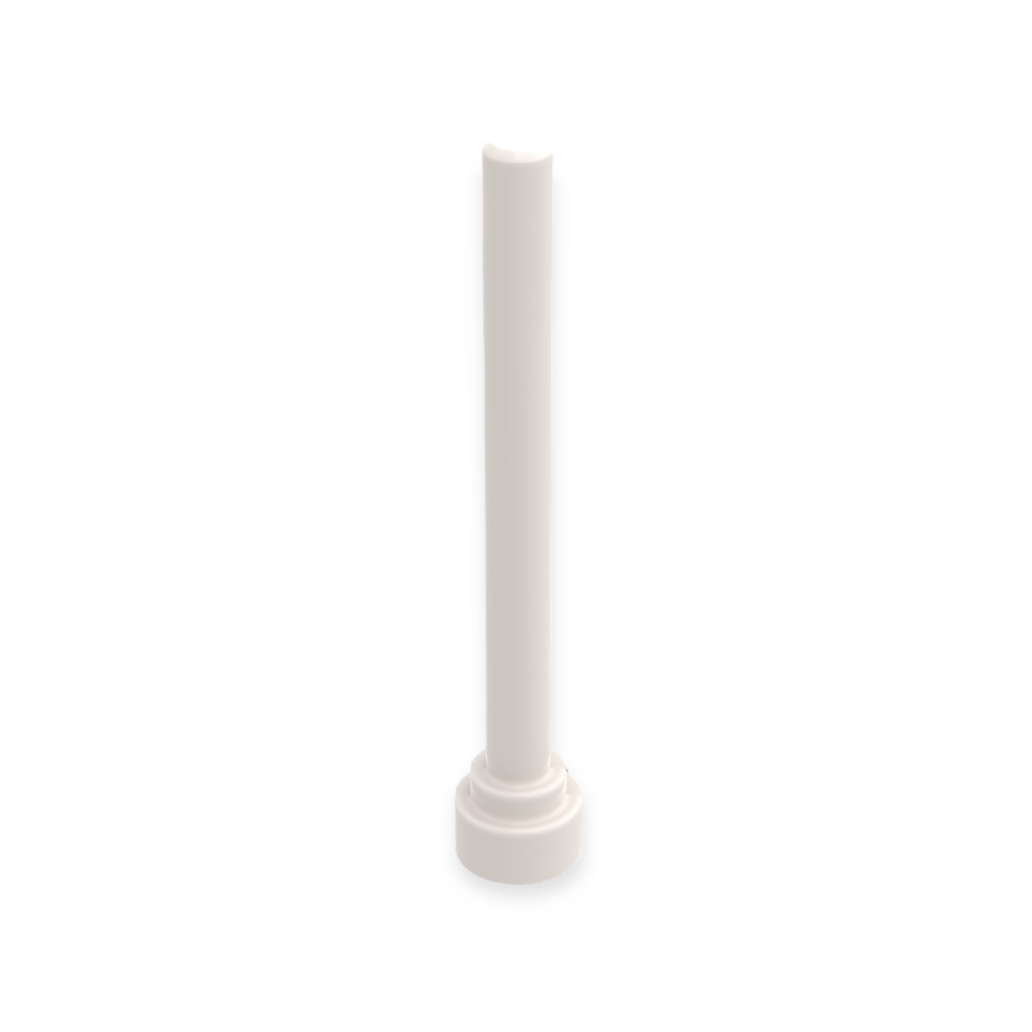 LEGO Antenne 4H Flache Spitze in White
