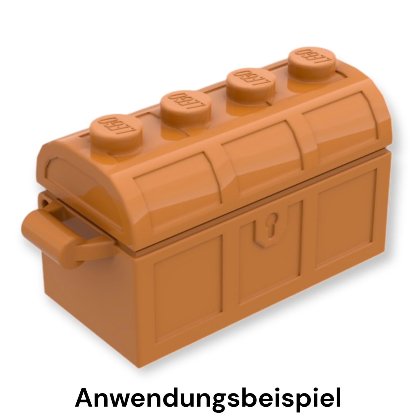 LEGO Einzelteil Schatztruhen-Deckel - Medium Nougat