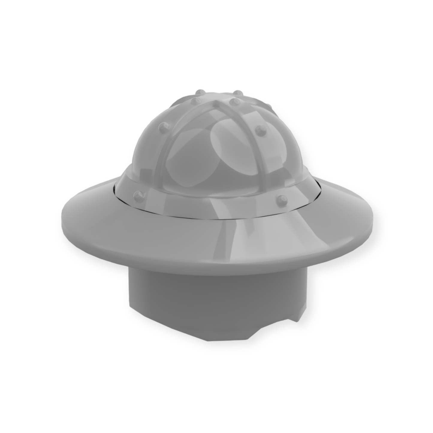 LEGO Hat / Helmet - Castle with Chin Guard and Broad Brim