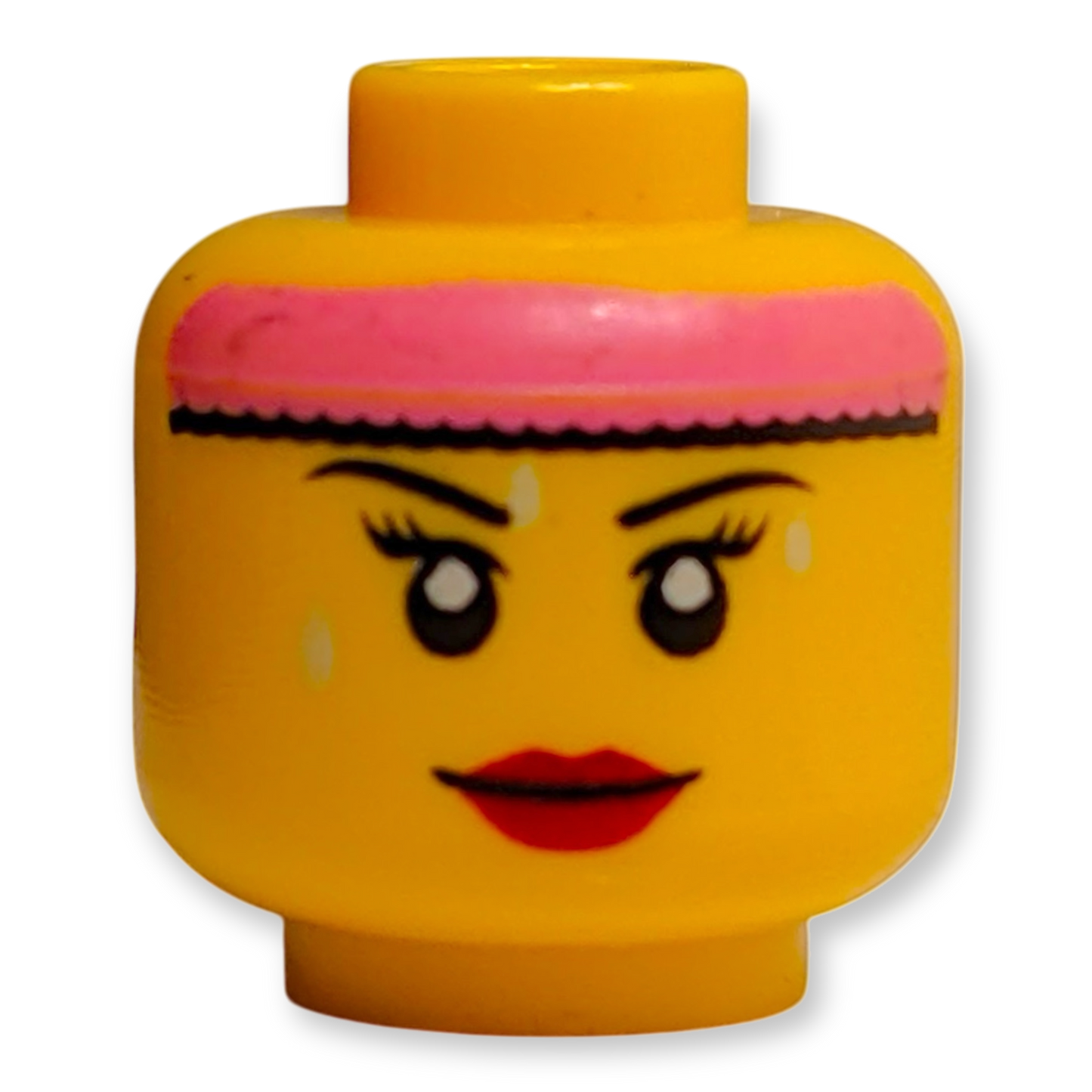 LEGO® Minifiguren Kopf - 7821 - Doppelseitig Sportlerin mit Stirnband