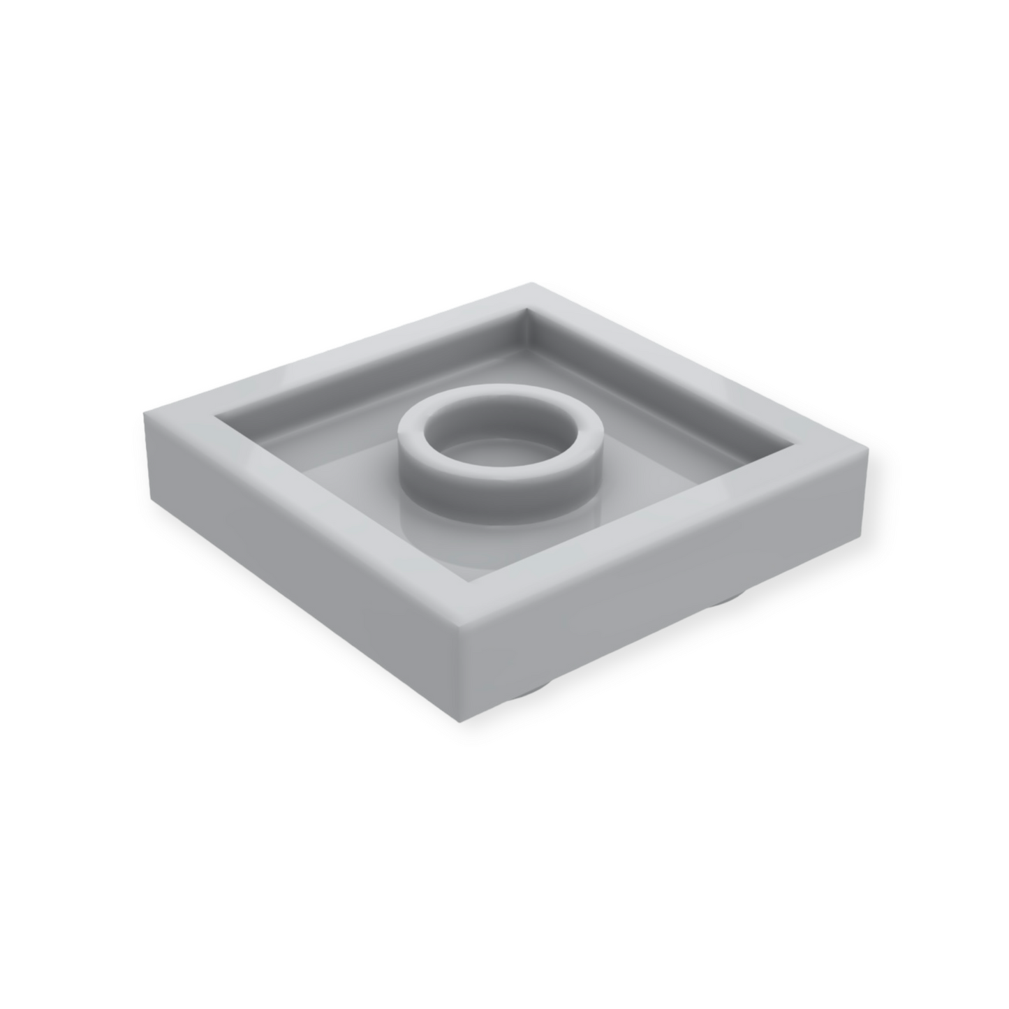 LEGO Tile Modified 2x2 - Light Bluish Gray