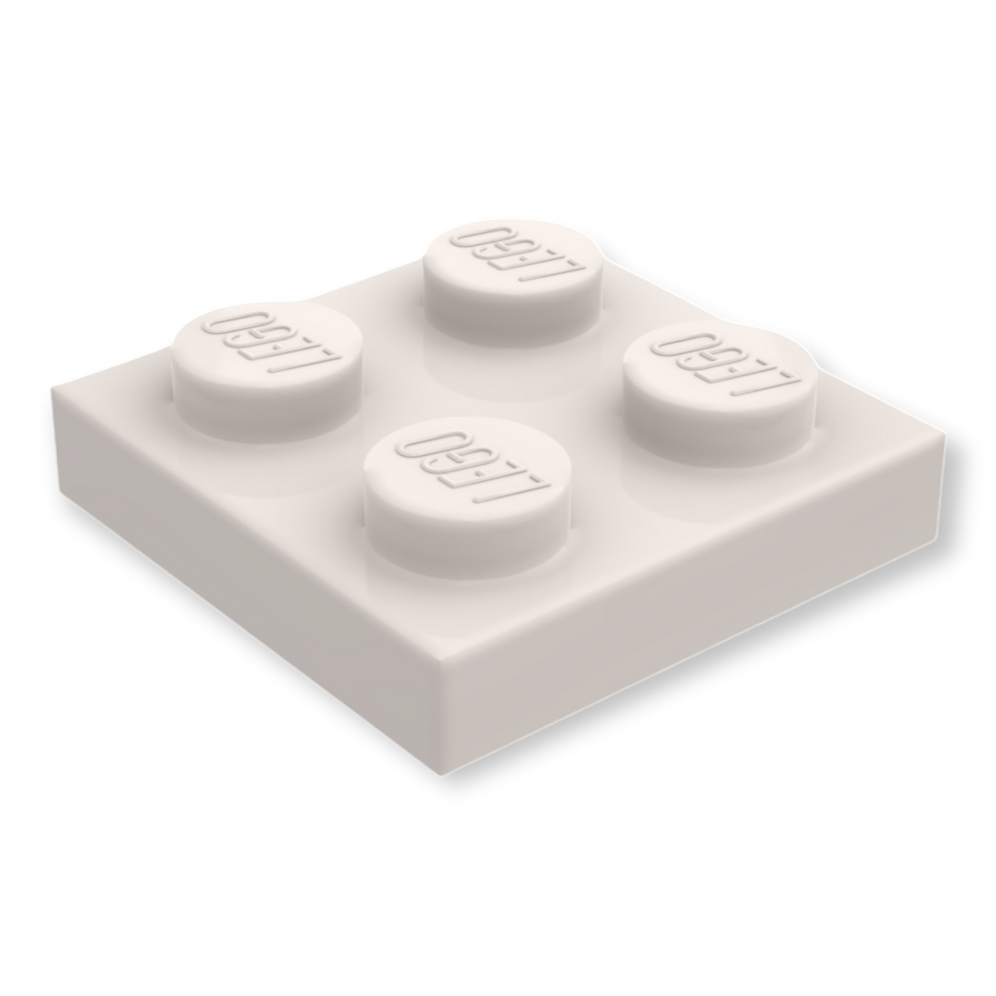 LEGO Plate 2x2 - White