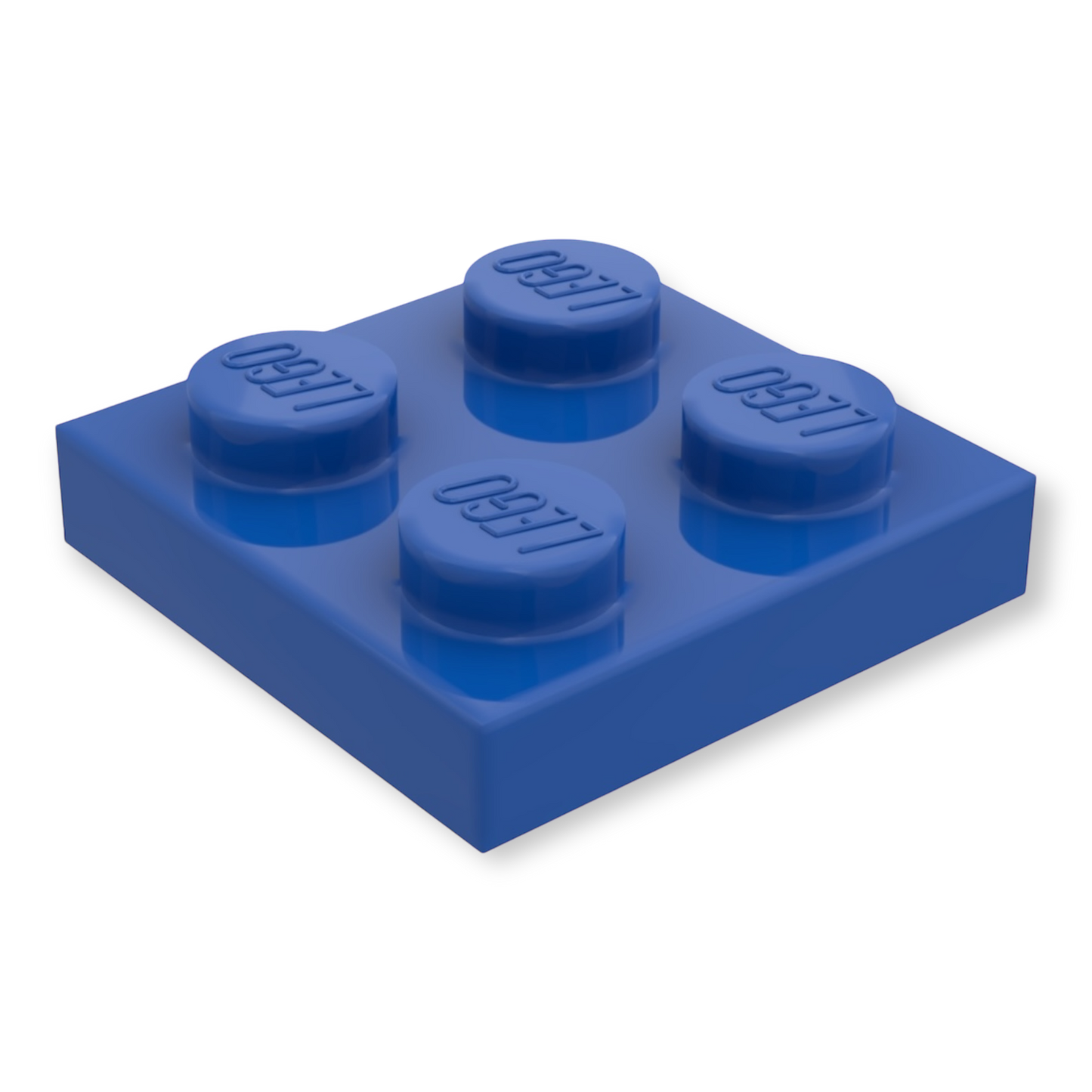 LEGO Plate 2x2 - Blue