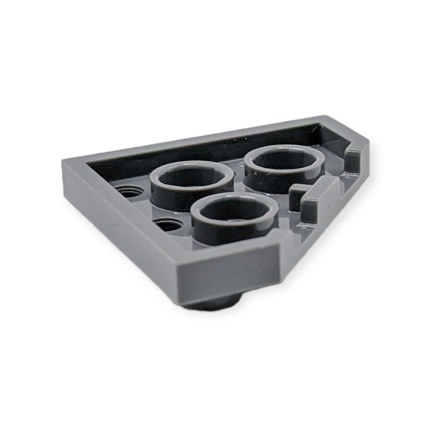 LEGO Wedge Plate 3x3 - in Dark Bluish Gray