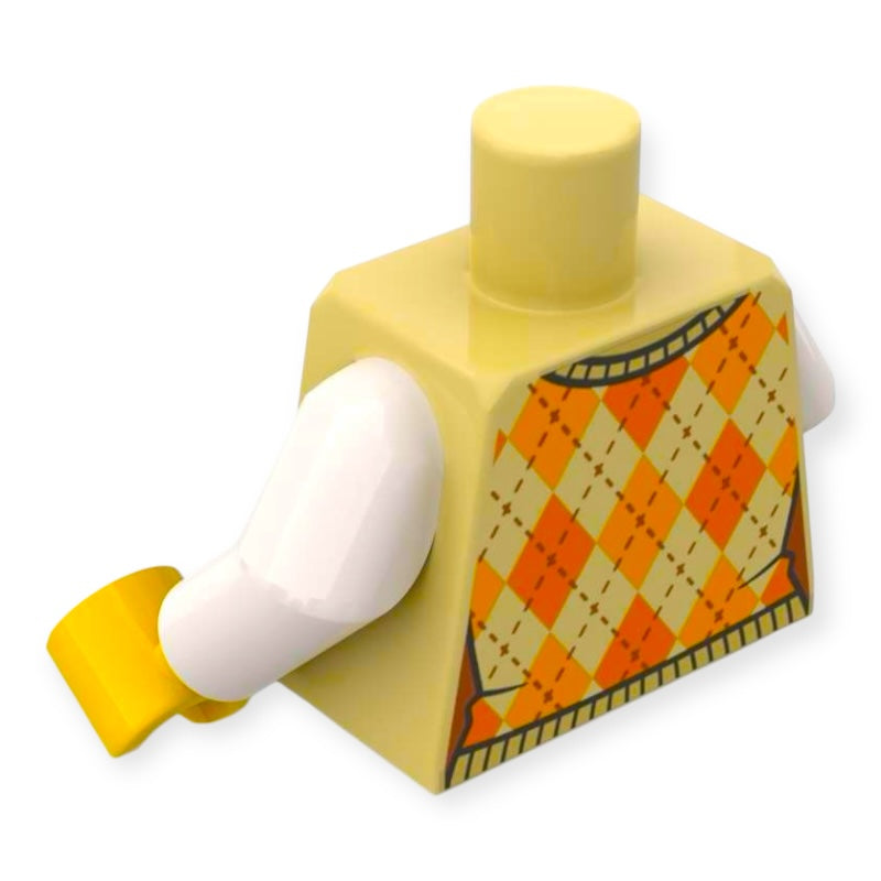 LEGO® Minifiguren Oberkörper 6177 - Pullunder über weißen Hemd