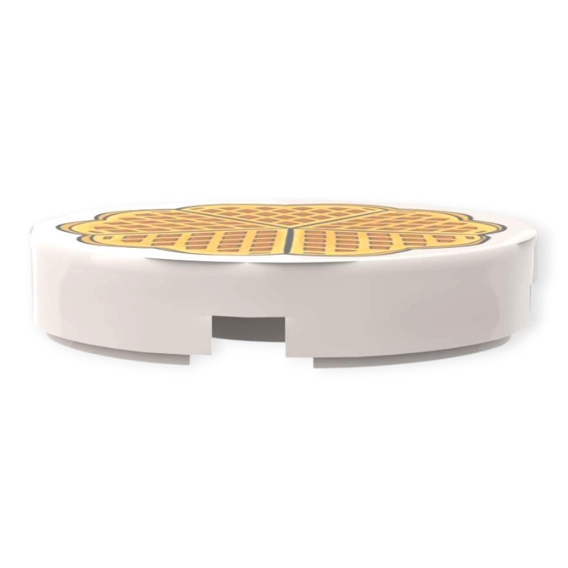 Fliese Rund 2x2 - 'Waffel'