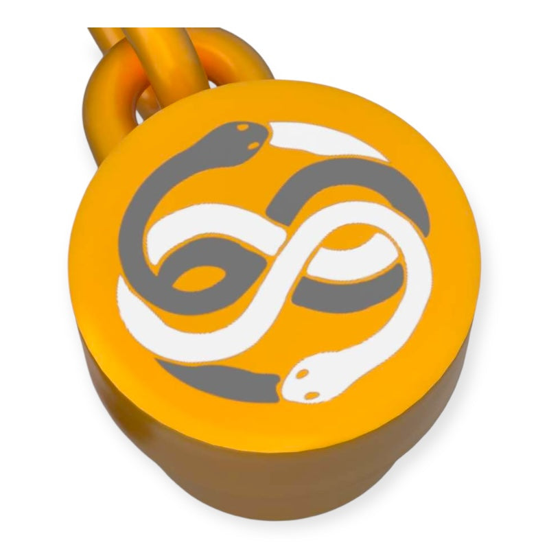 Bedruckte LEGO® Fliese 1x1 - Auryn Amulett mit Kette
