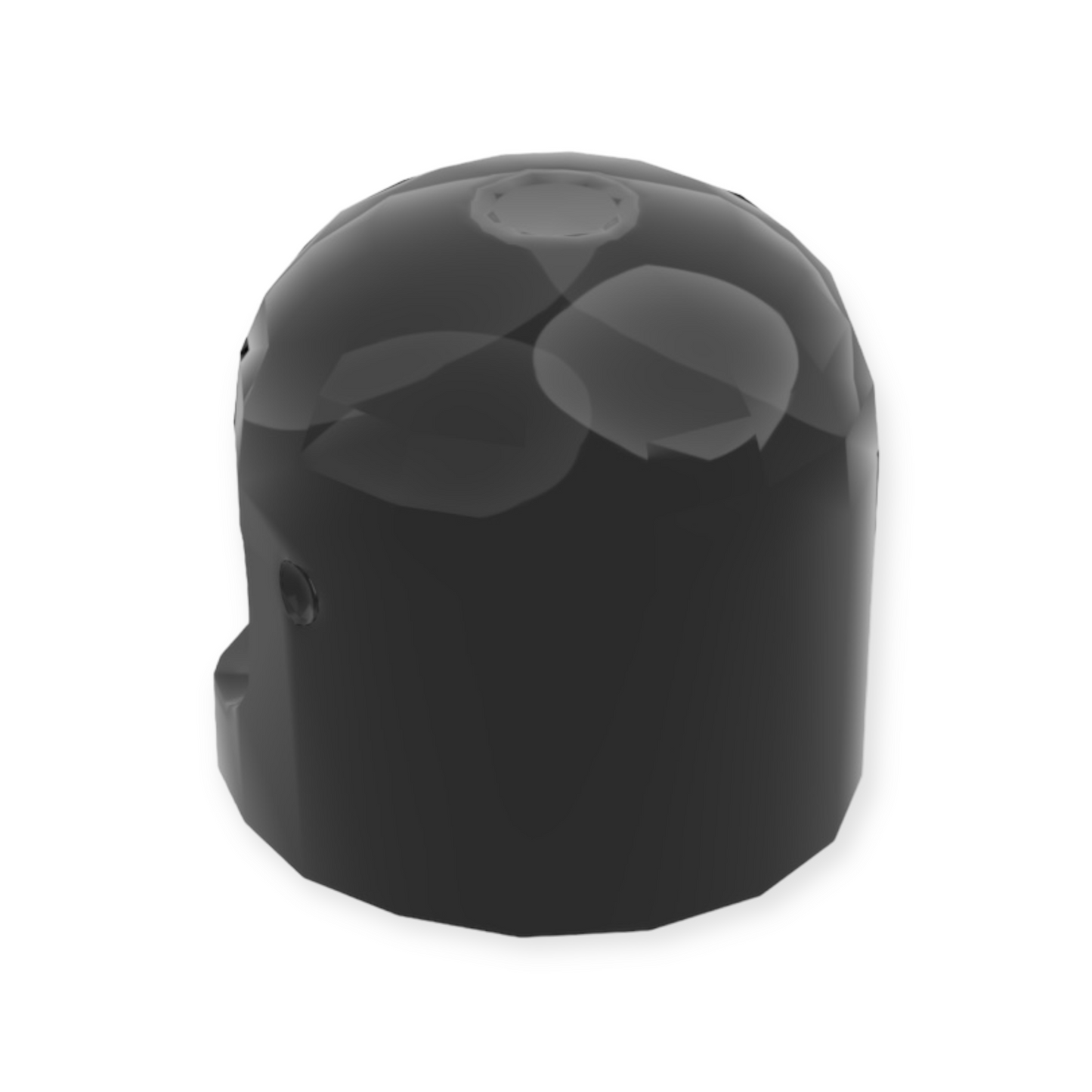 LEGO Einzelteil Helm Space / City mit dickem Kinnriemen - Schwarz