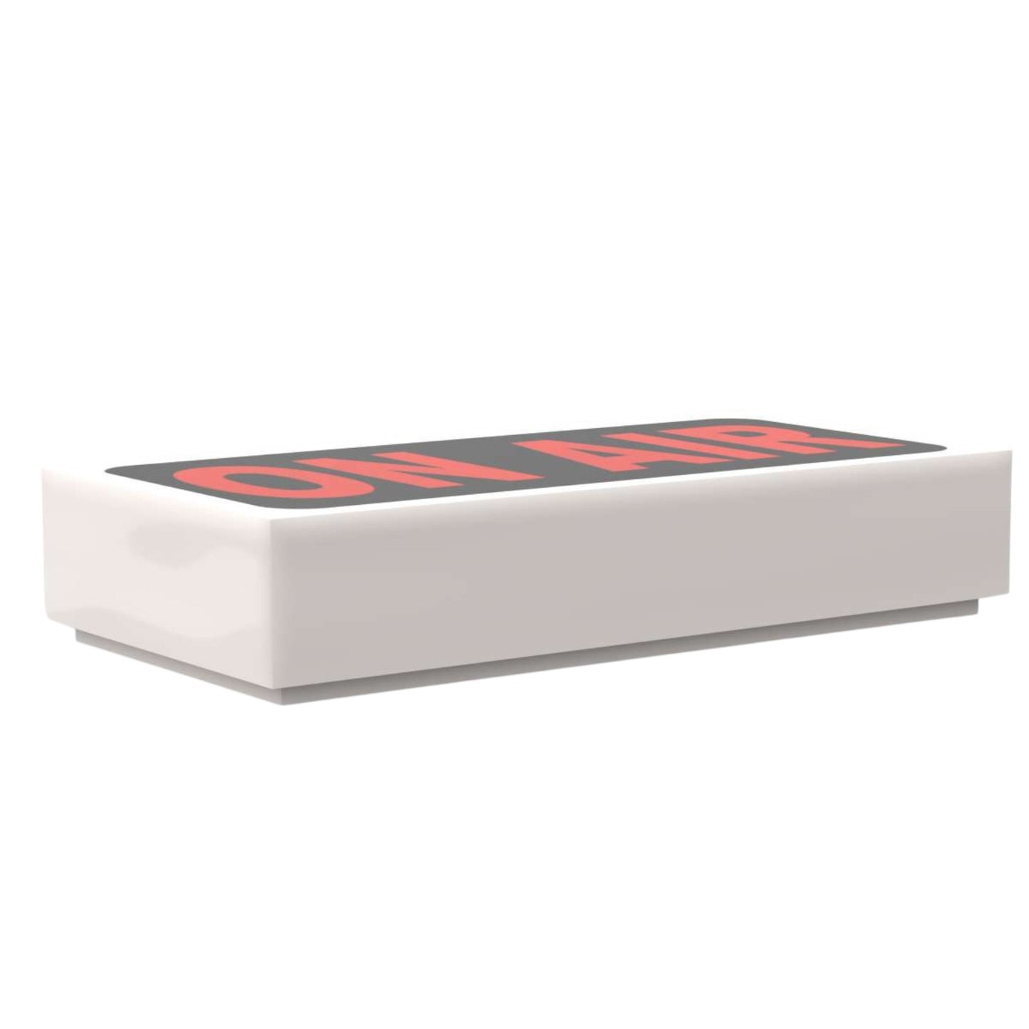 Bedruckte LEGO® Fliese 1x2 - ON AIR in Rot