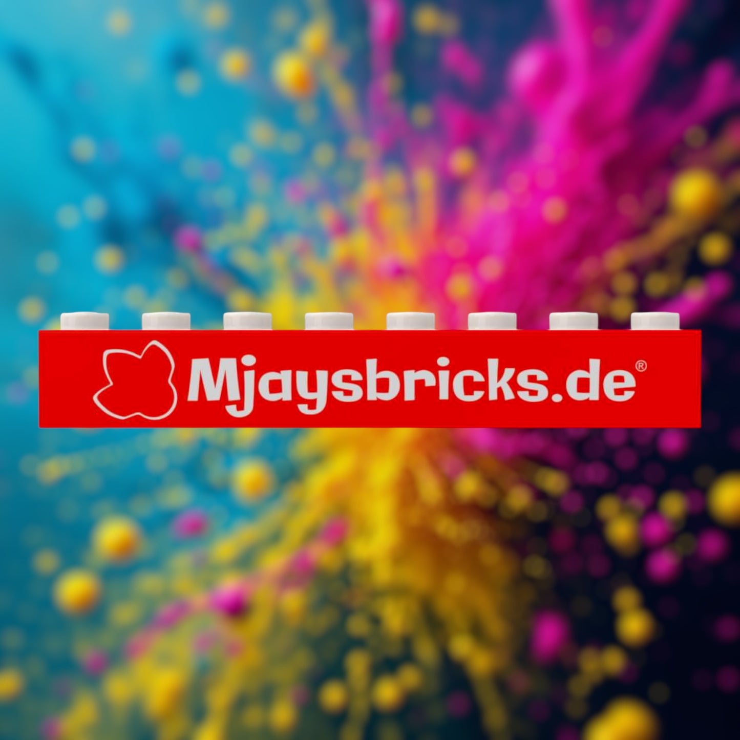 Custom Print LEGO® Stein 1x8 mit deinem Motiv