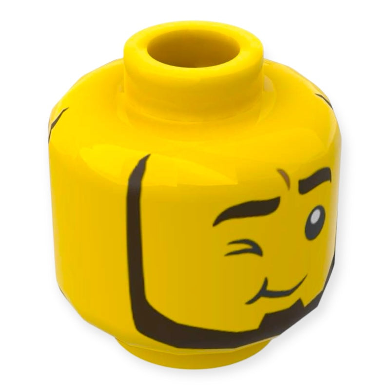 LEGO® Minifiguren Kopf 3896 Doppelseitig - charmantes Zwinkern