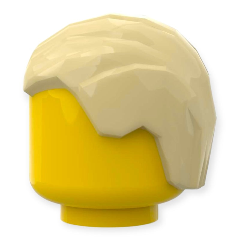 LEGO® Minifigur Frisur Nr 11 - Glatt zurückgekämmt - Beige
