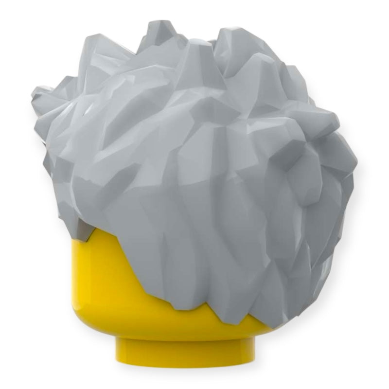LEGO® Minifigur Frisur Nr 18 - Stachelig - Hellgrau