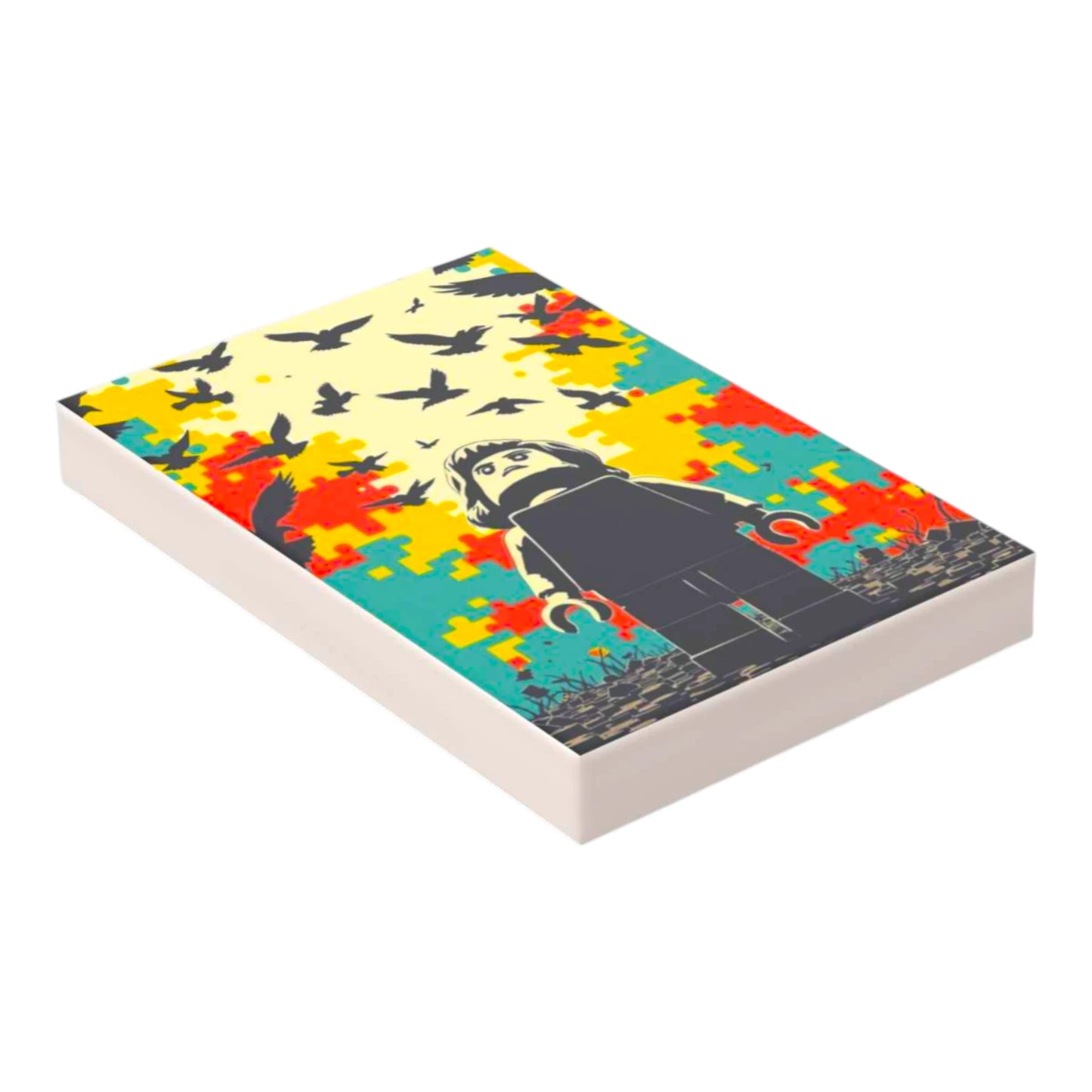 Bedruckte LEGO® Fliese 2x3 - Movie Pop Art Nr. 21