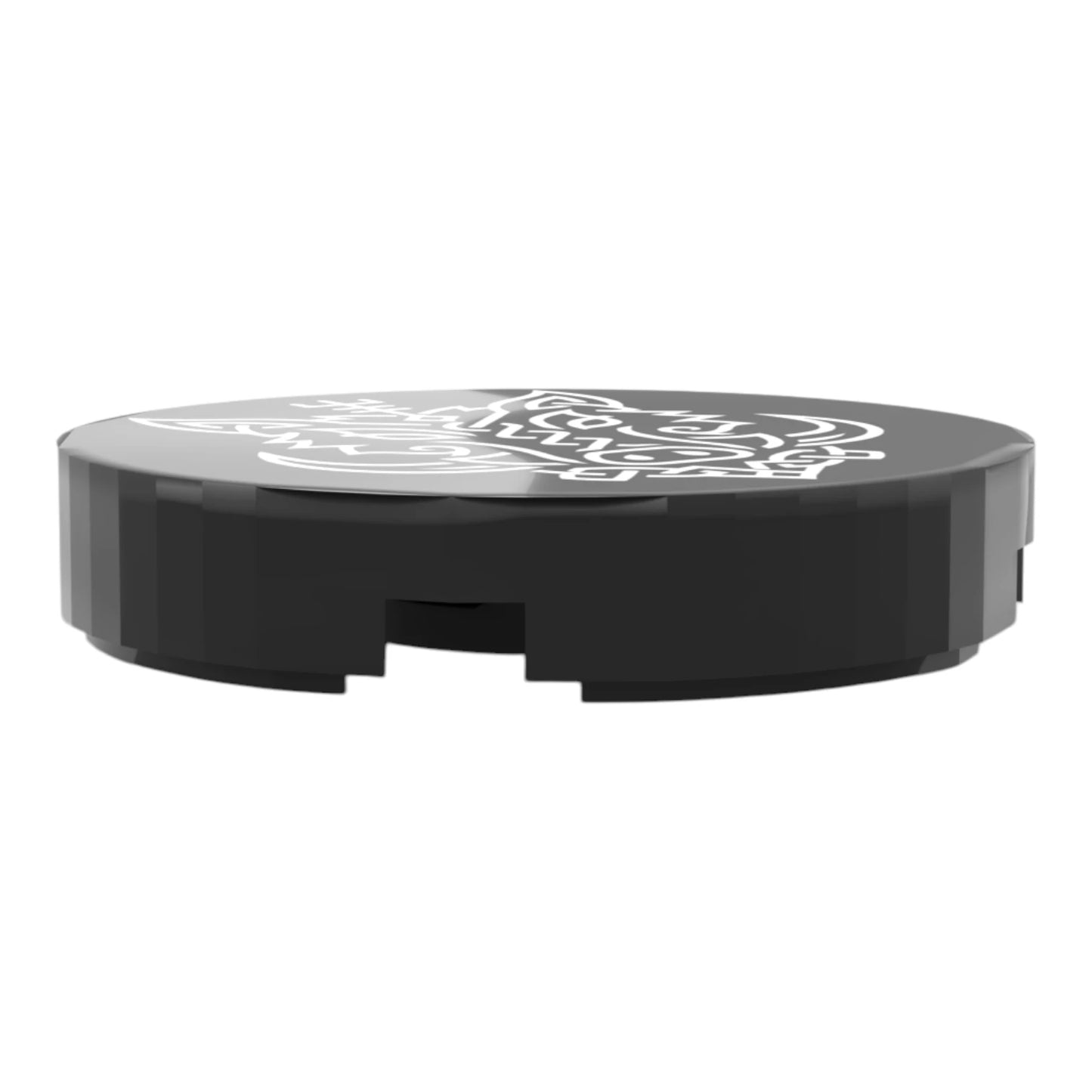 Bedruckte LEGO® Fliese 2x2 - Wikinger Symbol 2 'Eberkopf / nordisches Tieremblem'