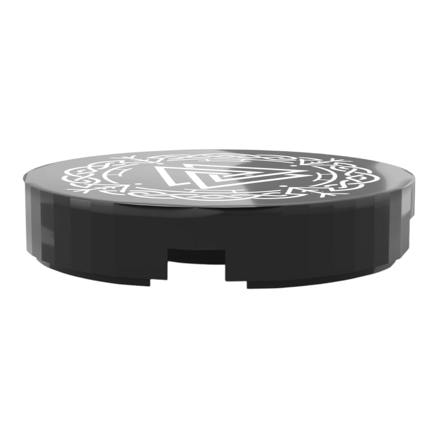 Bedruckte LEGO® Fliese 2x2 - Wikinger Symbol 10 'Valknut'