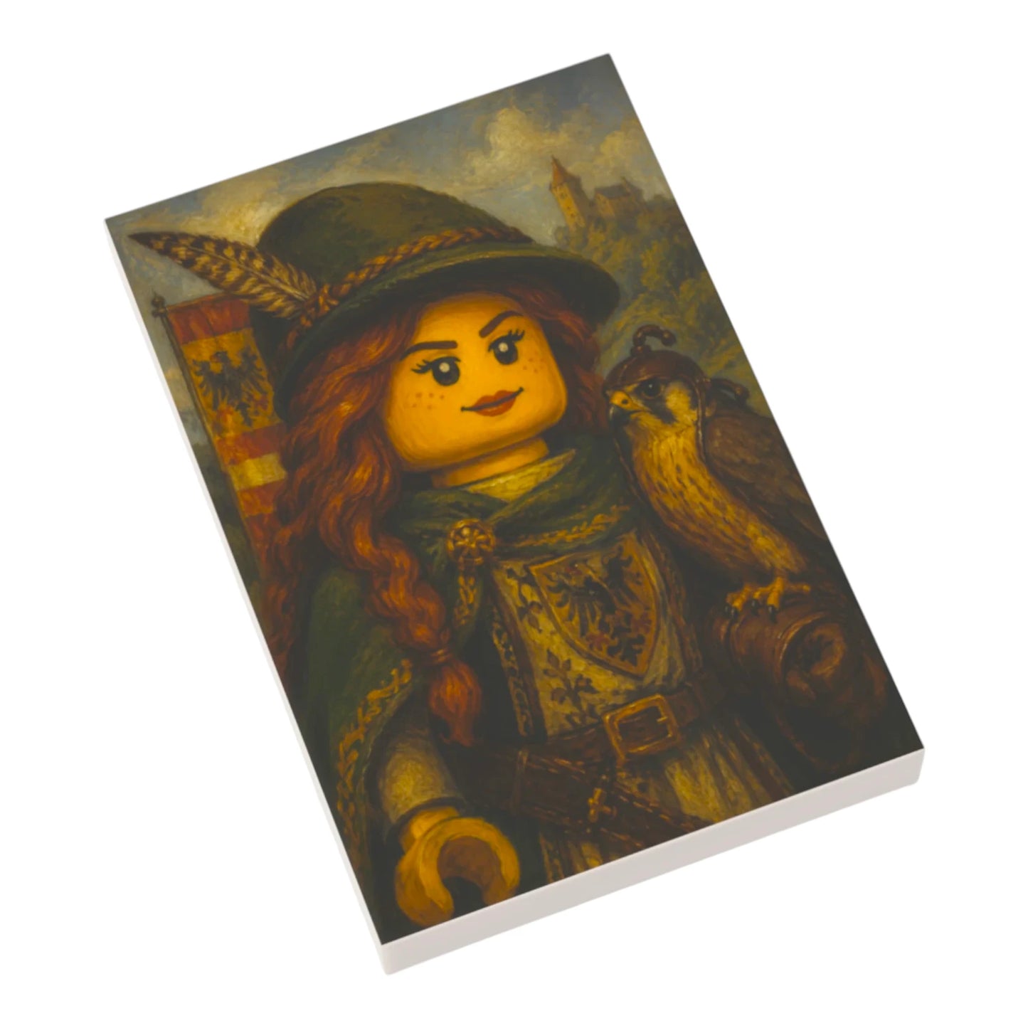 Bedruckte LEGO® Fliese 2x3 - Mittelalterliches Gemälde 7