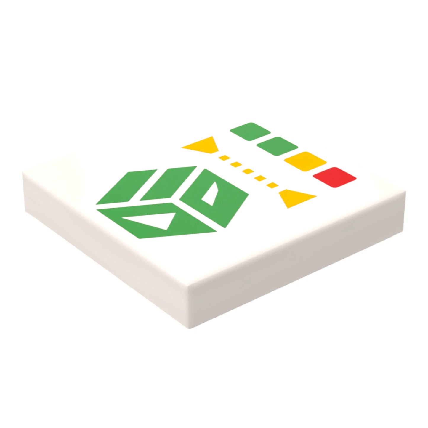 Bedruckte LEGO® Fliese 2x2 - Space Controll-Panel 9