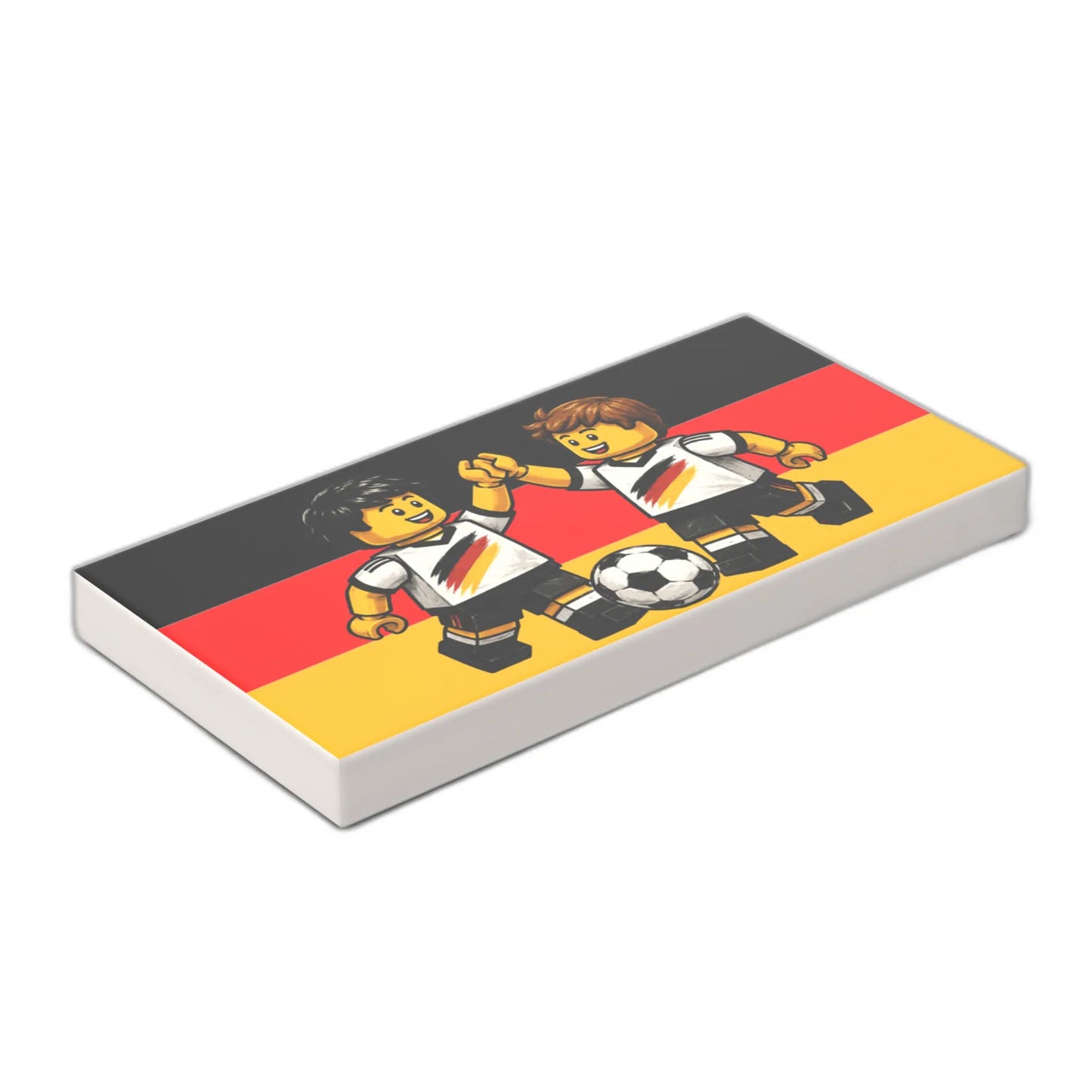 Bedruckte LEGO® Fliese 2x3 - Fußballspieler 3