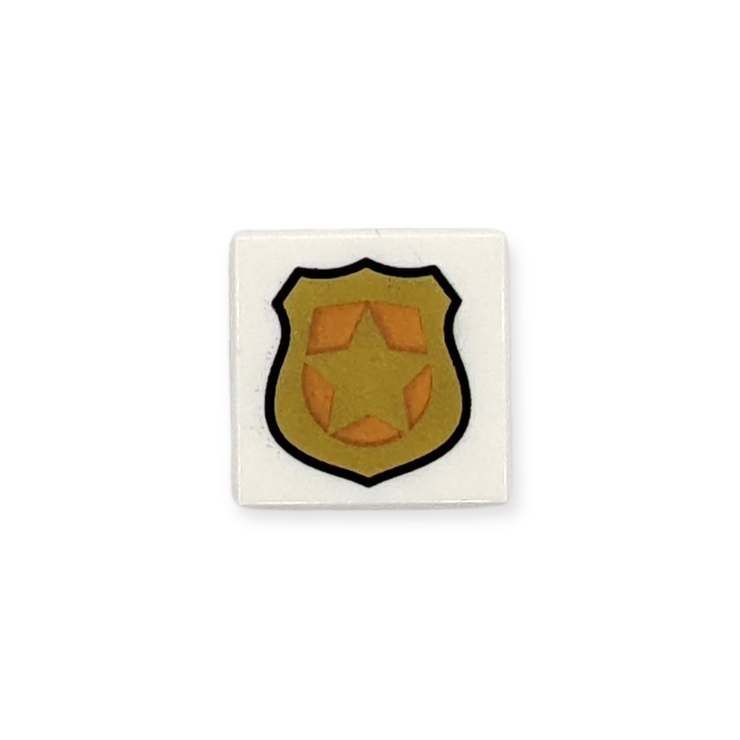 LEGO Fliese 1x1 - Polizeimarke / Polizeiabzeichen
