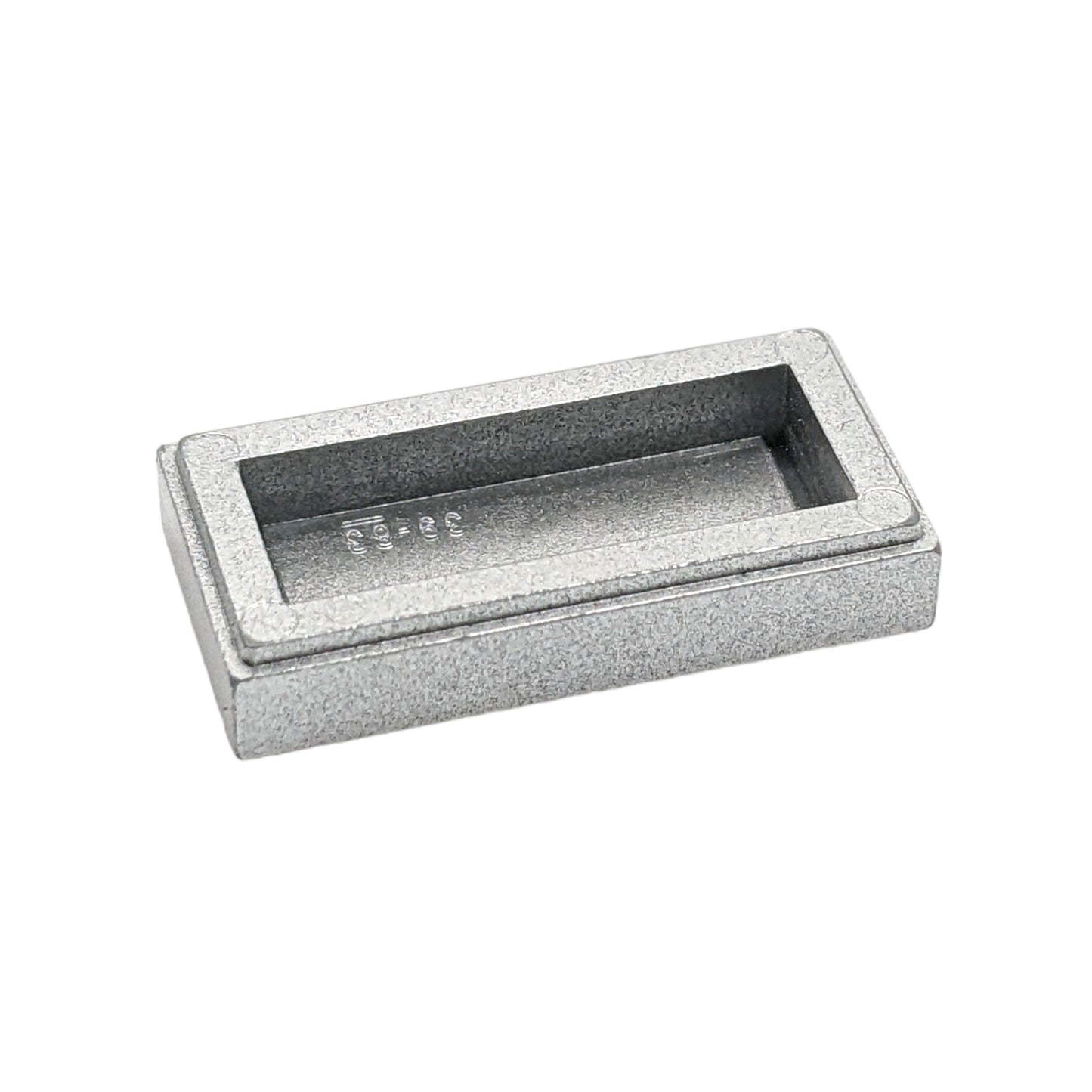 LEGO Fliese 1x2 - Metallic Silver