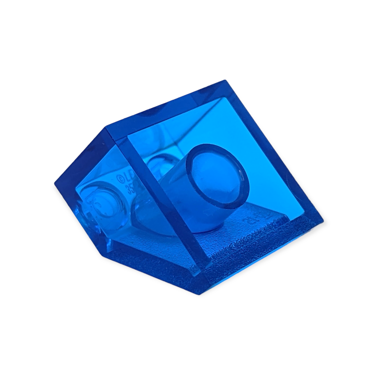 LEGO Slope 45 2x2 - Trans Dark Blue