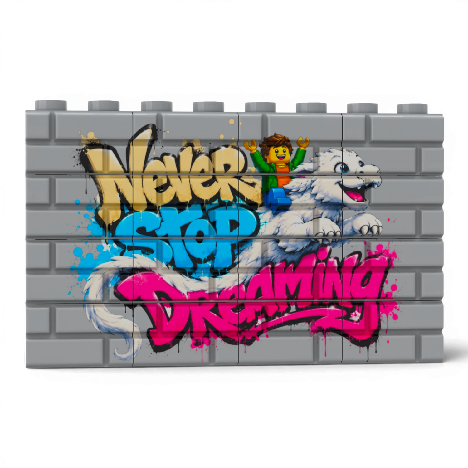 Bedruckte Mauern - Graffitis
