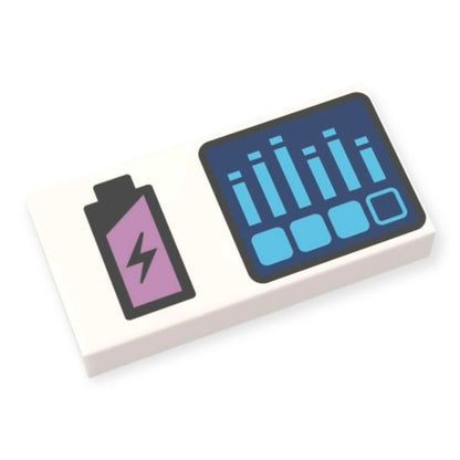 LEGO® Fliese 1x2 - Batterieanzeige