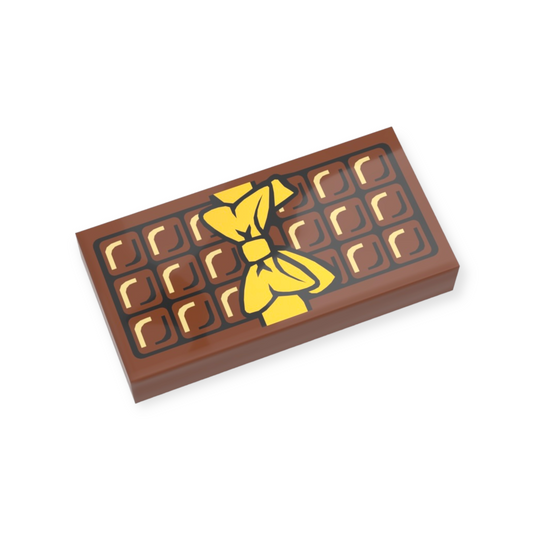 LEGO Tile 1x2  - Schokolade