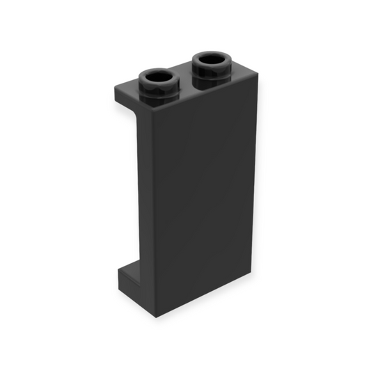 LEGO Panel 1x2x3 with Side Supports - in Black